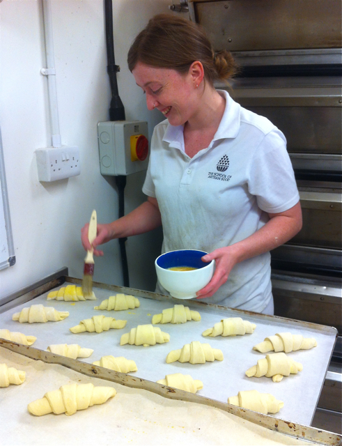 Megan Jones on student placement at Loaf from The School of Artisan Food
